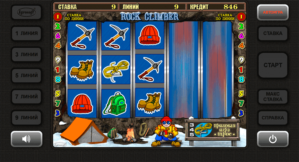 Автоигра в Rock Climber Автоигра в Rock Climber